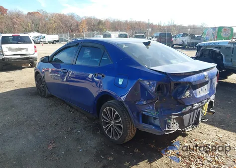 2014 Toyota Corolla S Plus z USA, uszkodzony, nr VIN 2T1BURHE5EC048866